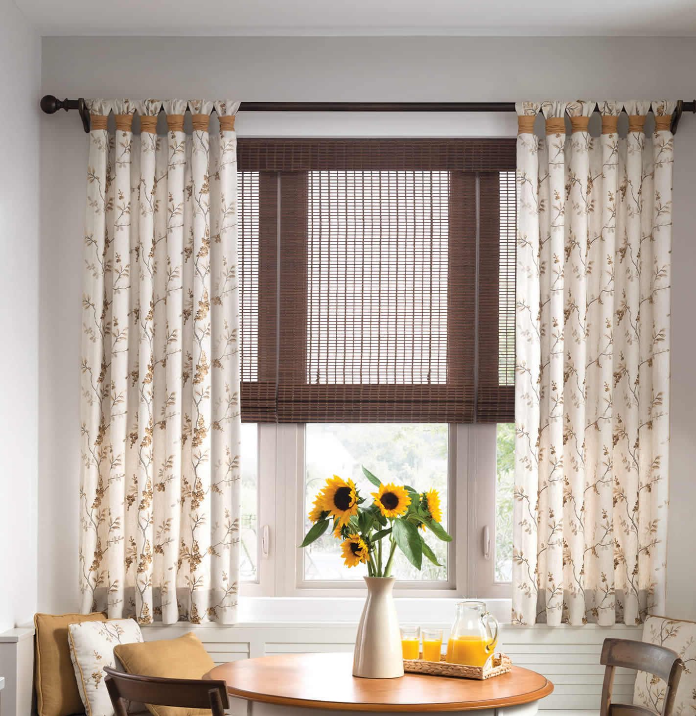 Roman shades and Drapes