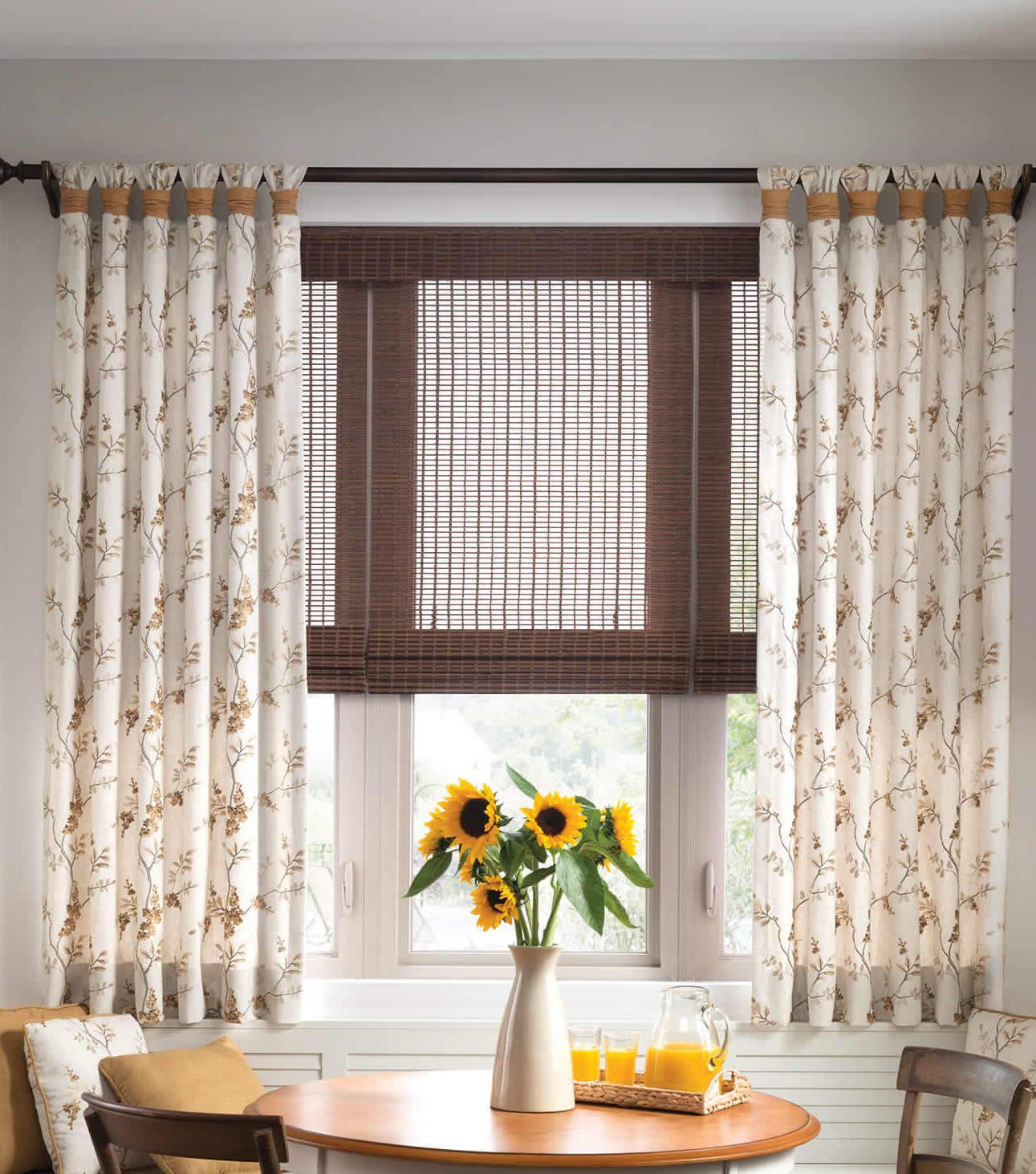 Roman shades and Drapes