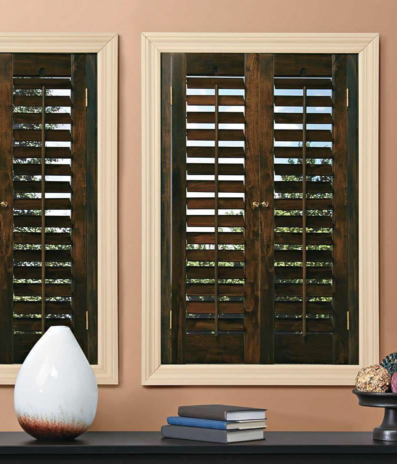 Real Wood Commercial Shutters