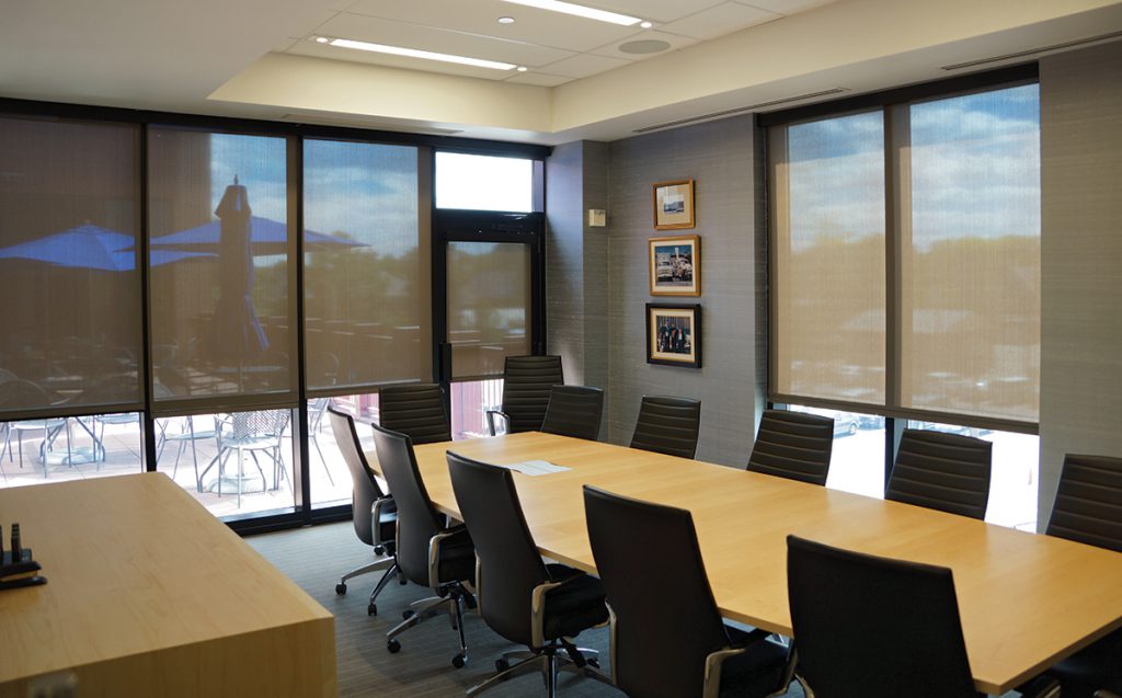 Conference Room with Solar Shades